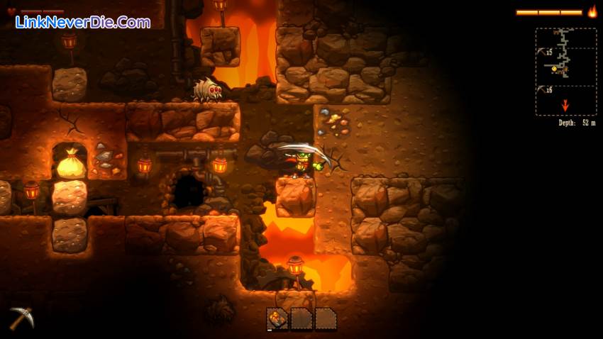 Hình ảnh trong game SteamWorld Dig (screenshot)