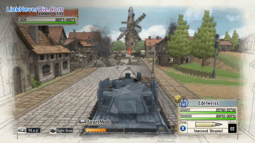 Hình ảnh trong game Valkyria Chronicles (screenshot)