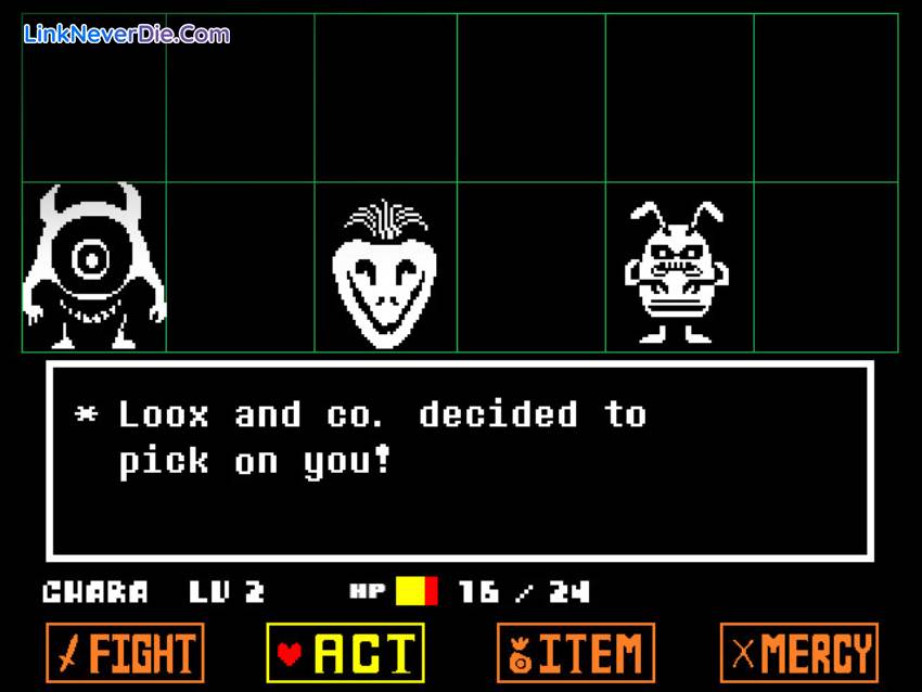 Hình ảnh trong game Undertale (screenshot) Hình ảnh trong game Undertale (screenshot)