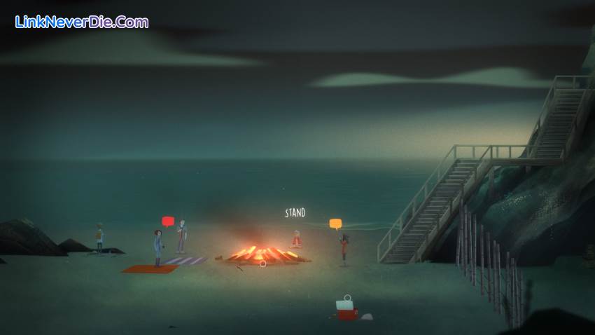 Hình ảnh trong game Oxenfree (screenshot)