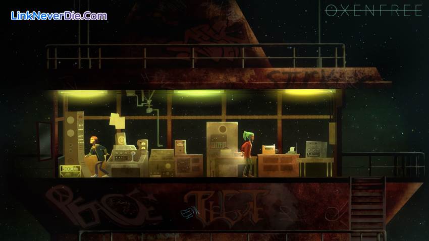 Hình ảnh trong game Oxenfree (screenshot)