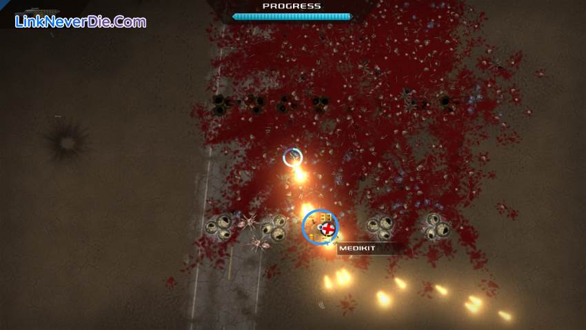 Hình ảnh trong game Crimsonland (screenshot)