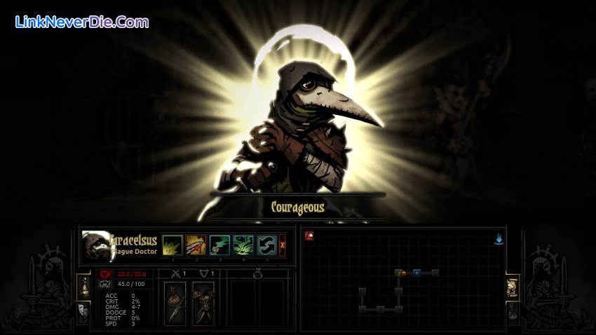 Hình ảnh trong game Darkest Dungeon (screenshot)