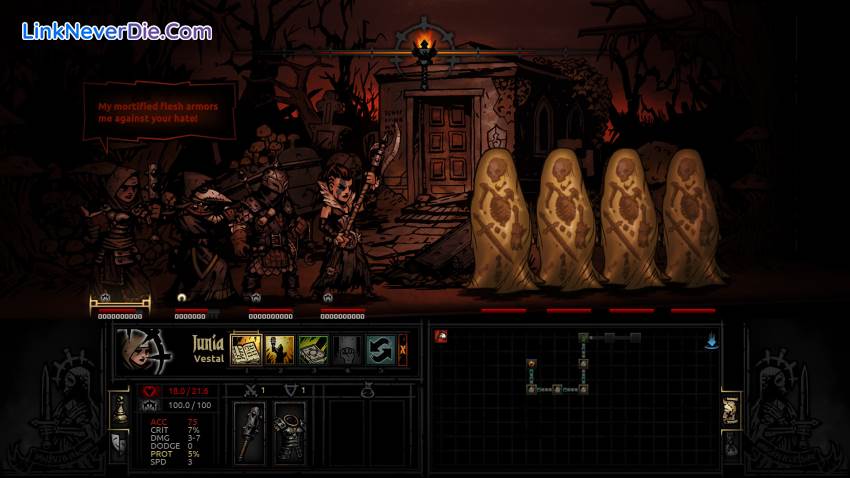 Hình ảnh trong game Darkest Dungeon (screenshot)