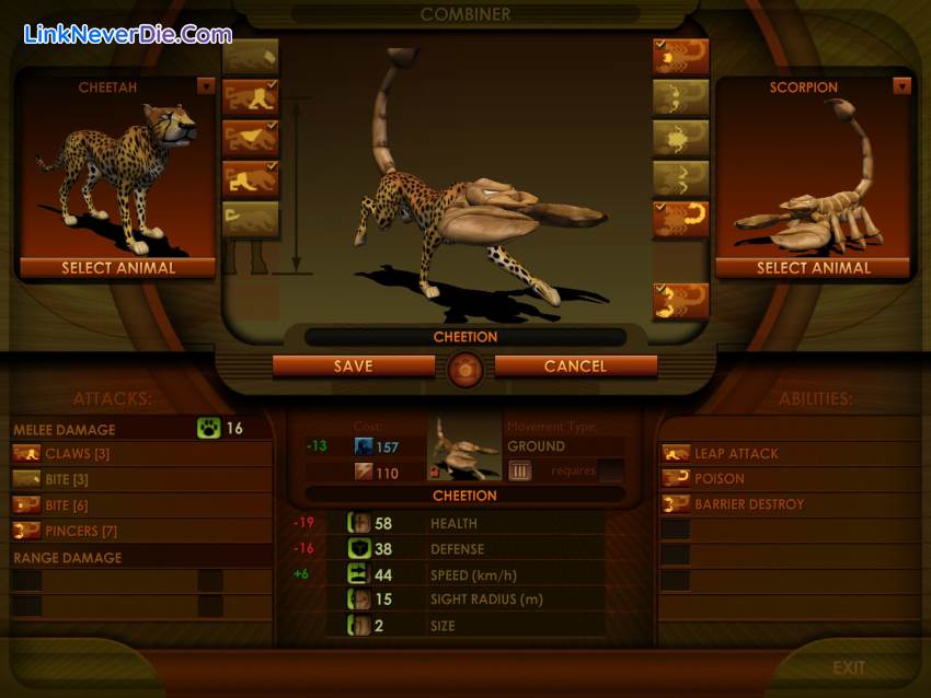 Hình ảnh trong game Impossible Creatures (screenshot)