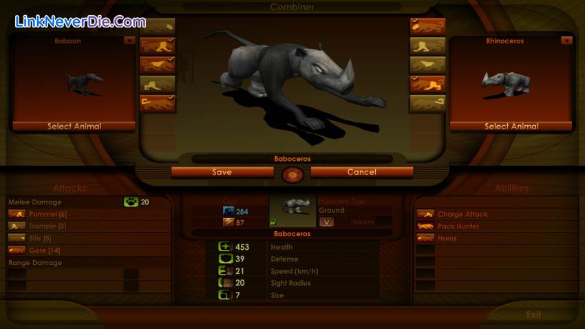 Hình ảnh trong game Impossible Creatures (screenshot)