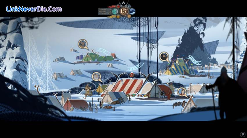 Hình ảnh trong game The Banner Saga (screenshot)