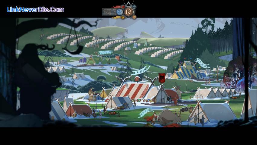 Hình ảnh trong game The Banner Saga (screenshot)