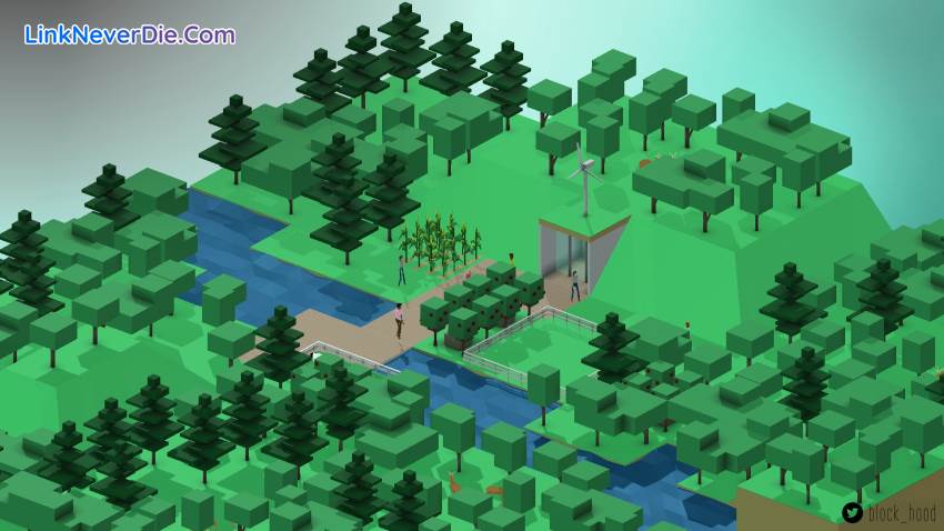 Hình ảnh trong game Block'hood (screenshot)