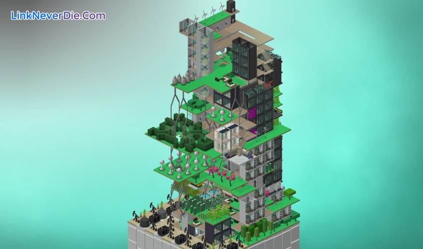 Hình ảnh trong game Block'hood (screenshot)