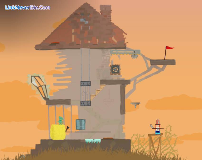 Hình ảnh trong game Ultimate Chicken Horse (screenshot)