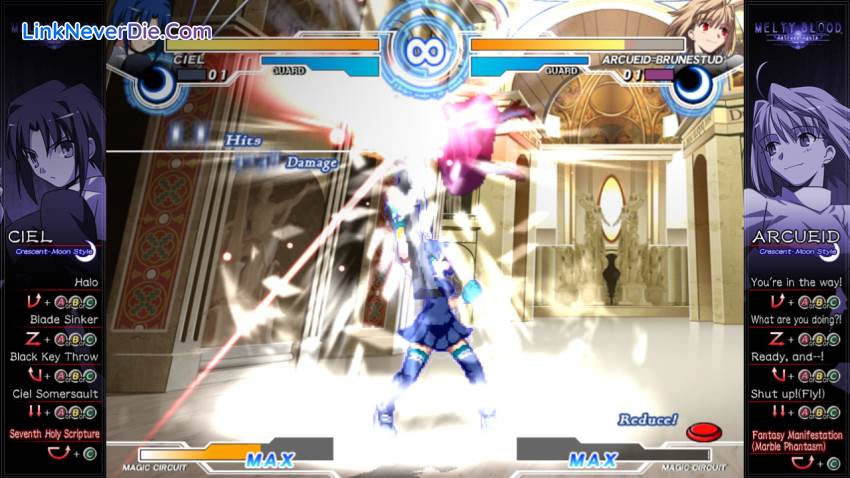 Hình ảnh trong game Melty Blood Actress Again Current Code (screenshot)