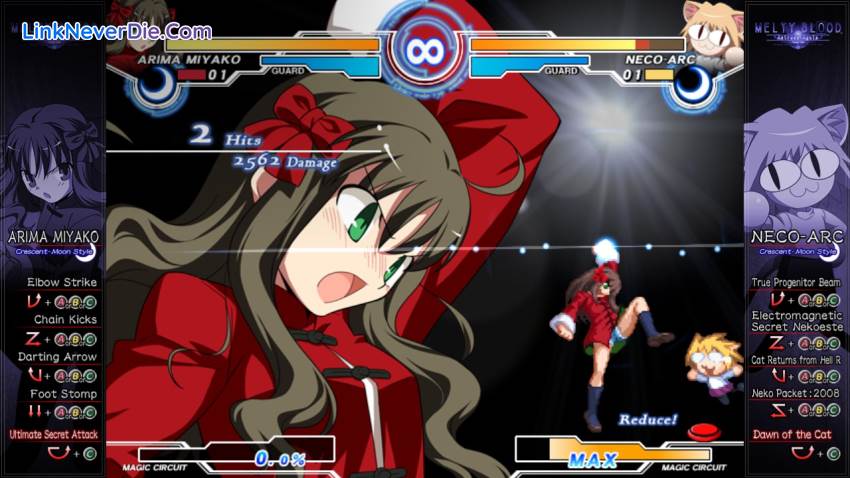 Hình ảnh trong game Melty Blood Actress Again Current Code (screenshot)