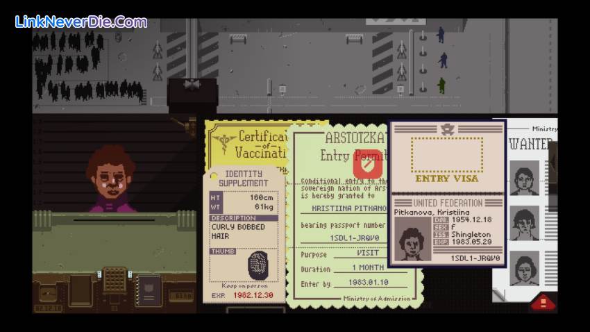 Hình ảnh trong game Papers, Please (screenshot)