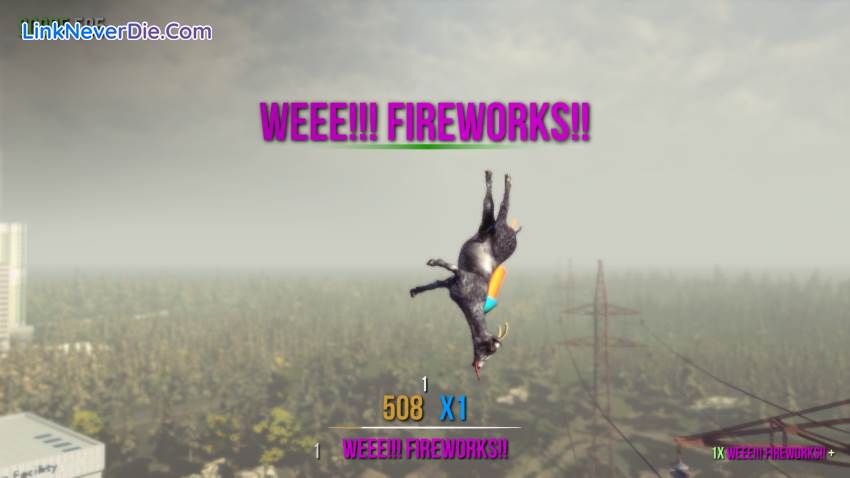 Hình ảnh trong game Goat Simulator (screenshot)