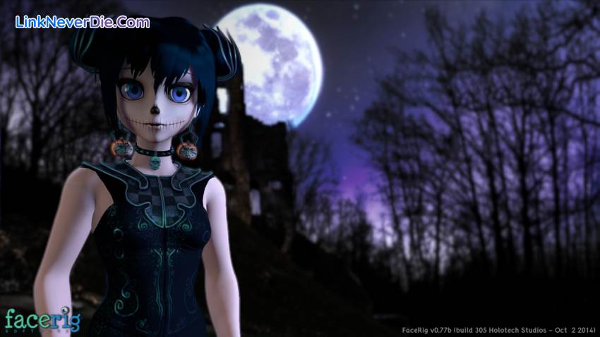 Hình ảnh trong game FaceRig (screenshot)