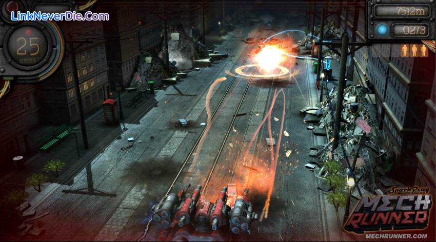 Hình ảnh trong game MechRunner (screenshot)