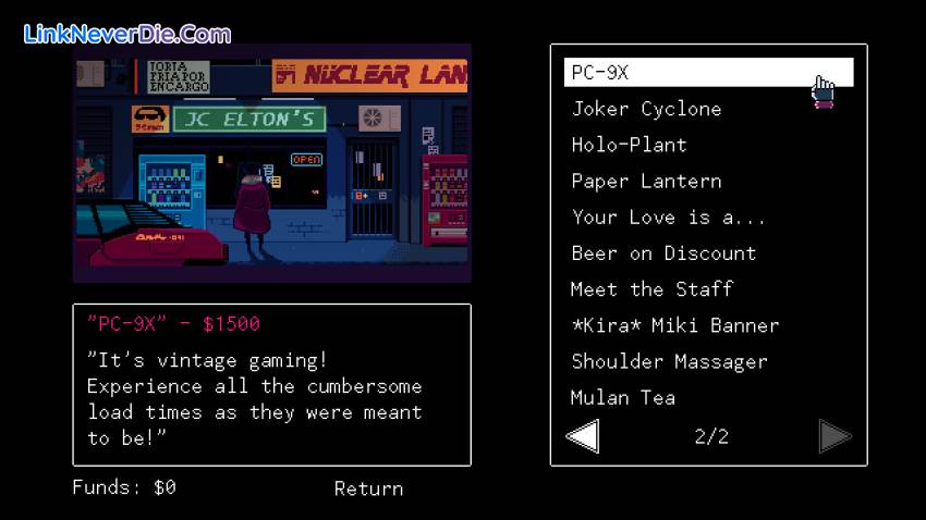 Hình ảnh trong game VA-11 Hall-A: Cyberpunk Bartender Action (screenshot)