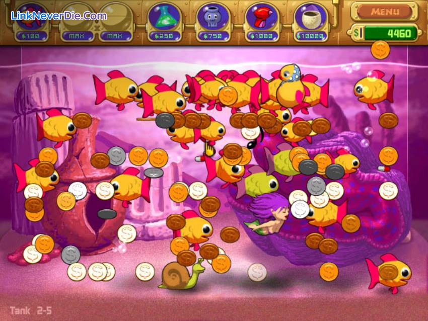 Hình ảnh trong game Insaniquarium (screenshot)