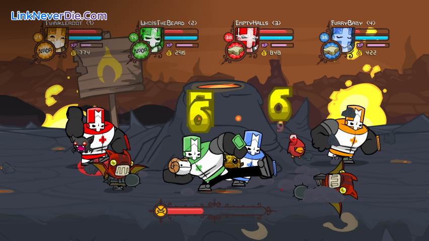 Hình ảnh trong game Castle Crashers (screenshot)