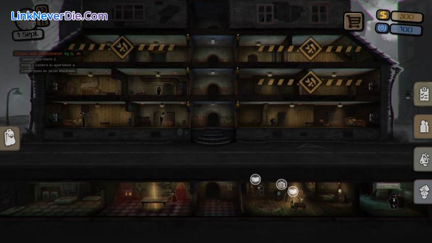 Hình ảnh trong game Beholder (screenshot)