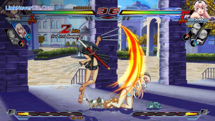 Hình ảnh trong game Nitroplus Blasterz: Heroines Infinite Duel (screenshot)