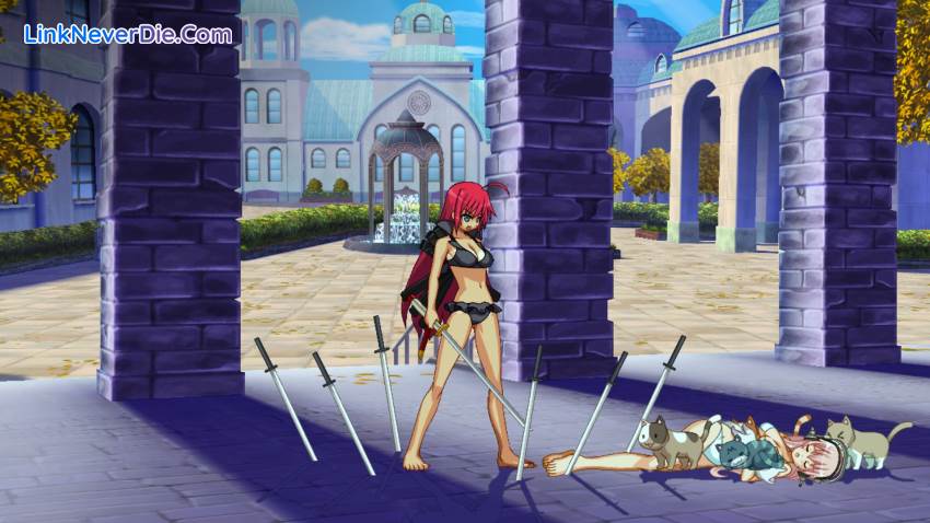 Hình ảnh trong game Nitroplus Blasterz: Heroines Infinite Duel (screenshot)