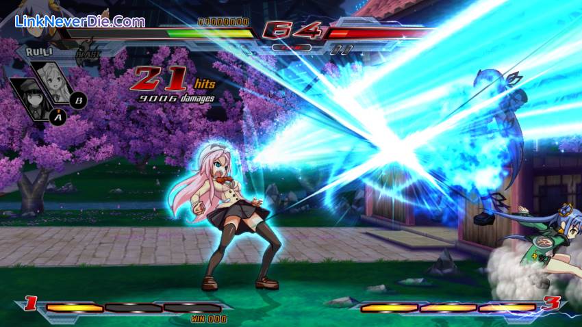 Hình ảnh trong game Nitroplus Blasterz: Heroines Infinite Duel (screenshot)