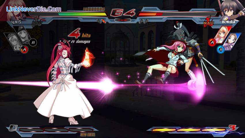 Hình ảnh trong game Nitroplus Blasterz: Heroines Infinite Duel (screenshot)