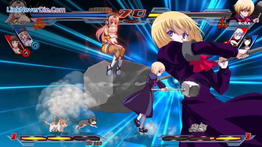 Hình ảnh trong game Nitroplus Blasterz: Heroines Infinite Duel (screenshot)