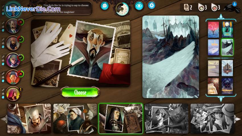 Hình ảnh trong game Mysterium (screenshot)