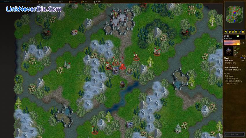 Hình ảnh trong game Battle for Wesnoth (screenshot)