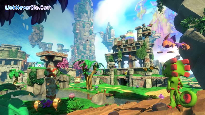 Hình ảnh trong game Yooka-Laylee (screenshot)