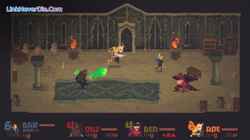 Hình ảnh trong game Crawl (screenshot)