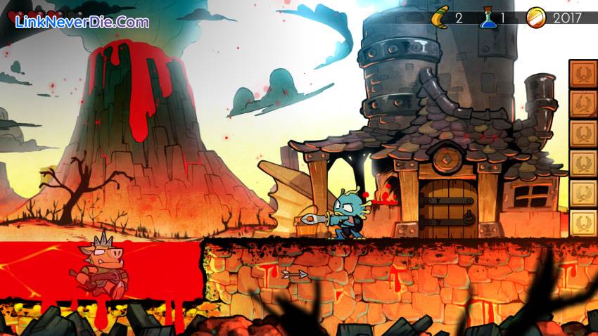 Hình ảnh trong game Wonder Boy: The Dragon's Trap (screenshot)