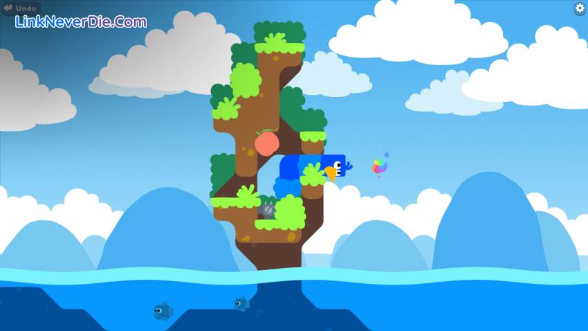 Hình ảnh trong game Snakebird (screenshot)