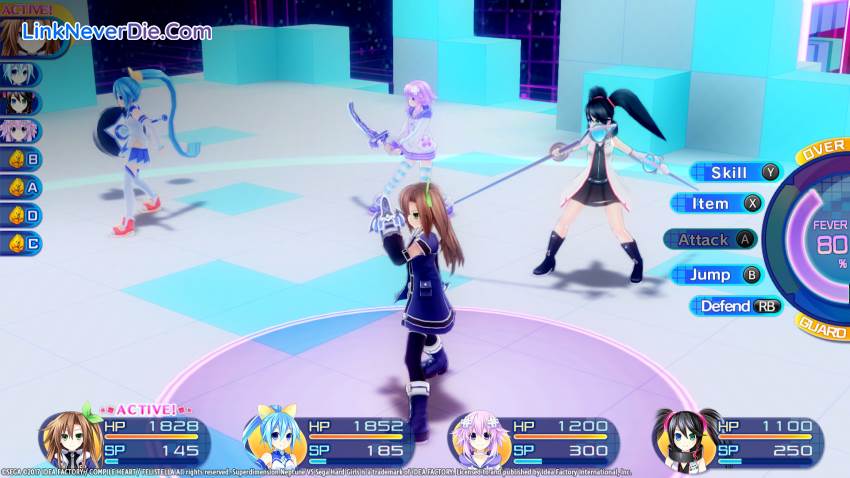 Hình ảnh trong game Superdimension Neptune VS Sega Hard Girls (screenshot)