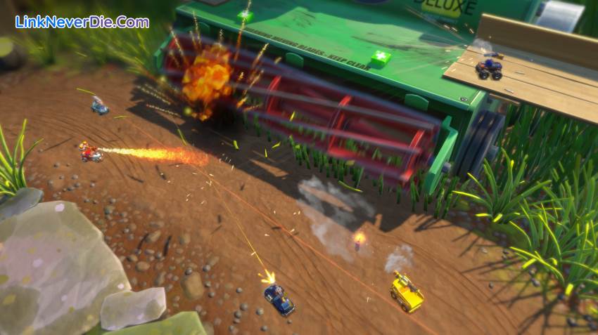 Hình ảnh trong game Micro Machines World Series (screenshot)