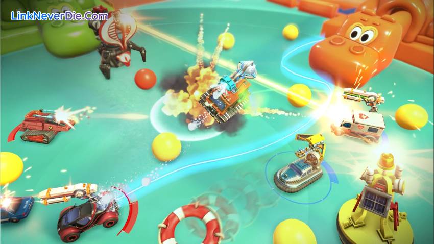 Hình ảnh trong game Micro Machines World Series (screenshot)