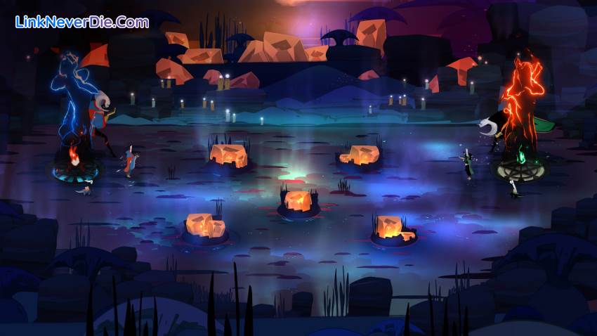 Hình ảnh trong game Pyre (screenshot)