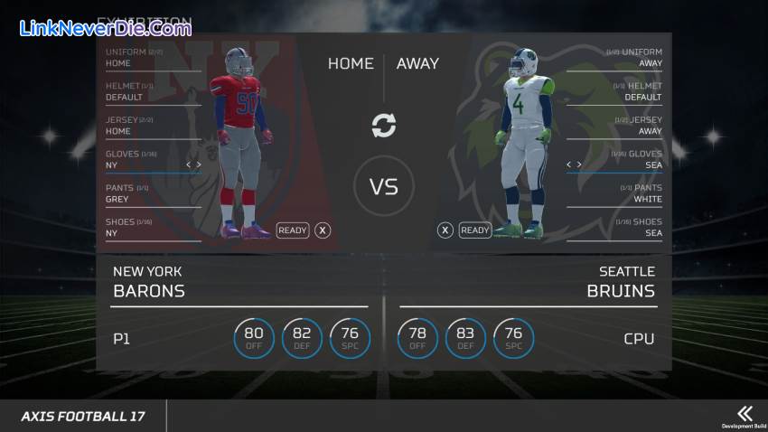 Hình ảnh trong game Axis Football 2017 (screenshot)