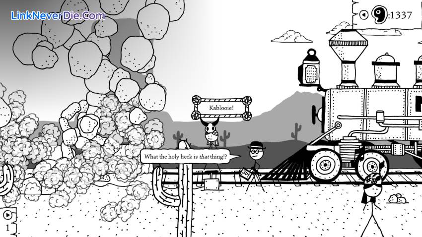 Hình ảnh trong game West of Loathing (screenshot)