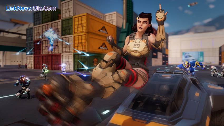 Hình ảnh trong game Agents of Mayhem (screenshot)