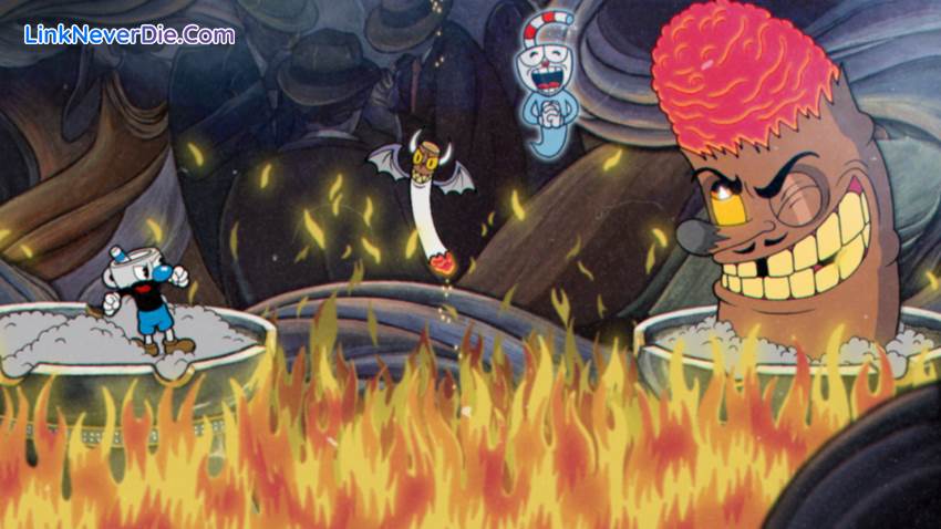 Hình ảnh trong game Cuphead (screenshot)