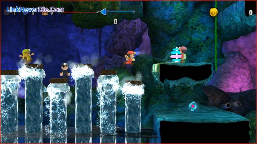 Hình ảnh trong game Spelunker Party (screenshot)