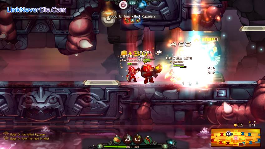 Hình ảnh trong game Awesomenauts (screenshot)