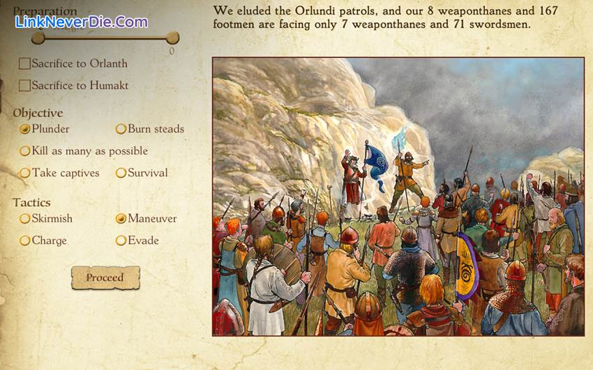 Hình ảnh trong game King of Dragon Pass (screenshot)