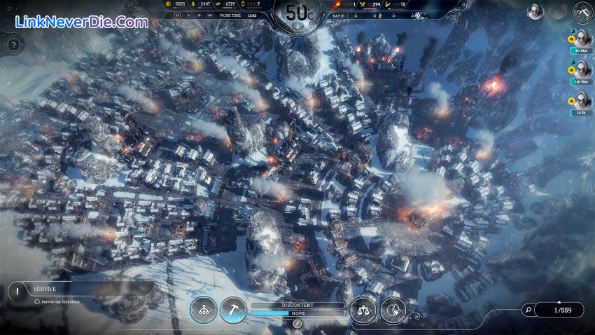 Hình ảnh trong game Frostpunk (screenshot)