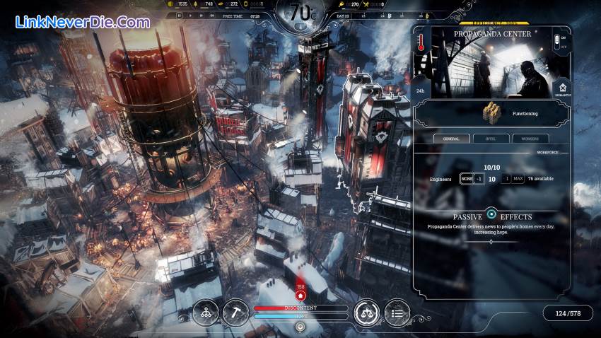 Hình ảnh trong game Frostpunk (screenshot)