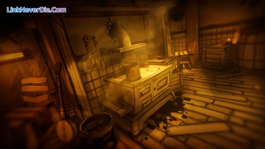 Hình ảnh trong game Bendy and the ink Machine (screenshot)